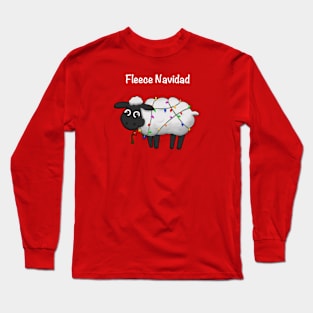 Fleece Navidad (white) Long Sleeve T-Shirt